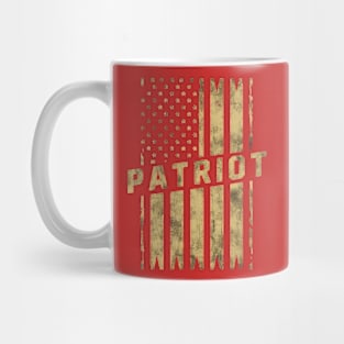 Patriot Distressed Flag Design Mug